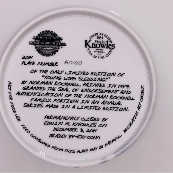 Norman Rockwell Young Love: Sledding Christmas - Picture 7 of 10